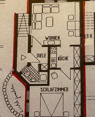 Schöne 2 Zimmer Einlieger-Wohnung mit EBK in Steinenbronn