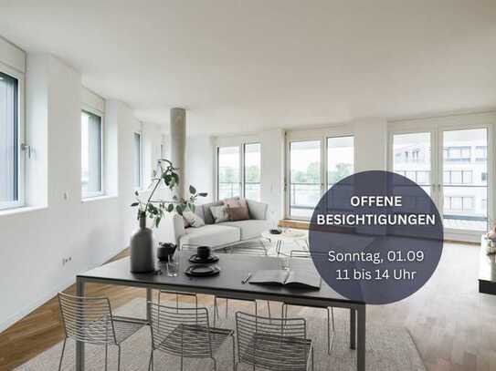 Luxuriöse 4-Zimmer Neubauwohnung mit Blick auf den Rhein im 3.OG