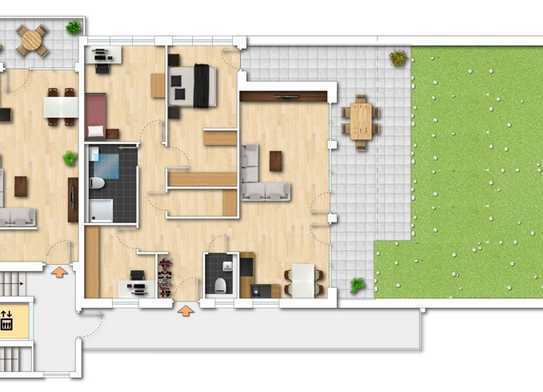 Neubauprojekt in Süßen! Tolle 3 Zimmer-Wohnung mit Balkon im DG ohne Schrägen! Mit Aufzug !