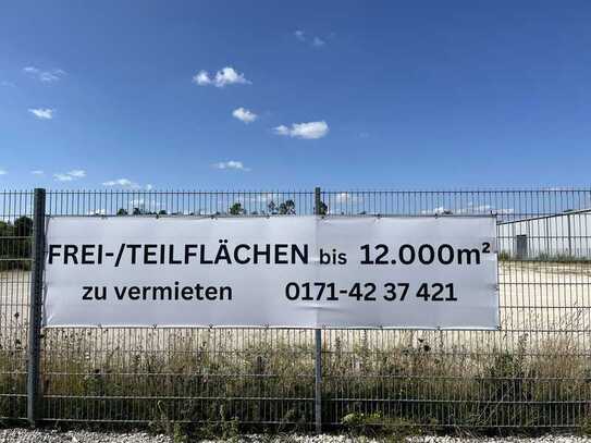 Befestigte, umzäunte Frei-/Teilflächen bis 12.000m2