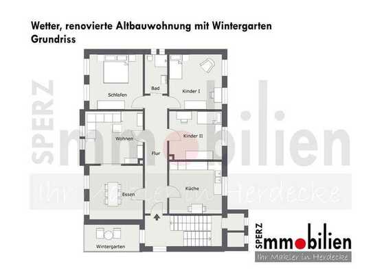 Wunderschöne Altbauwohnung
1. Etage in Alt-Wetter