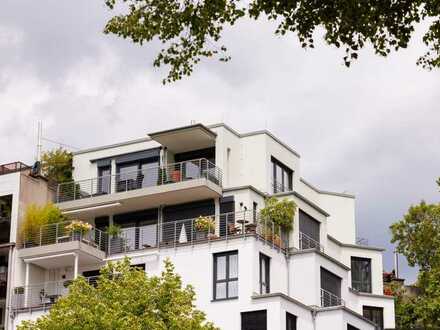 Einmalige Rarität! Exclusives Citypenthouse am Rhein 124m²; 2 Stellplätze