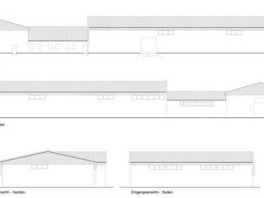 Lager- & Produktionshalle in stark frequentierter & infrastrukturell gut angebundener Lage im Gewerb