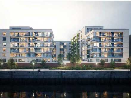 Stilvolle Wohnung im Erstbezug mit drei Zimmern sowie 2 Balkonen und EBK in HafenCity, Hamburg