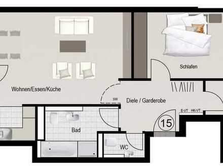 Neuwertige Wohnung mit dreieinhalb Zimmern sowie Loggia und Einbauküche in Remseck a.N.