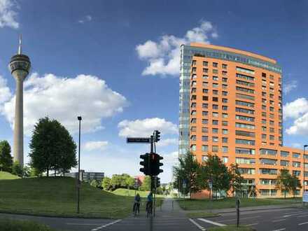 Düsseldorf Hafen, Möblierte 2-Zimmer-Wohnung mit EBK und Tiefgarage