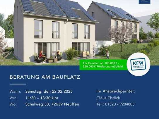 22.02.25 Beratung "Ihr neues Familiendomizil als KFW 40 Haus in ruhiger & sonniger Aussichtslage "