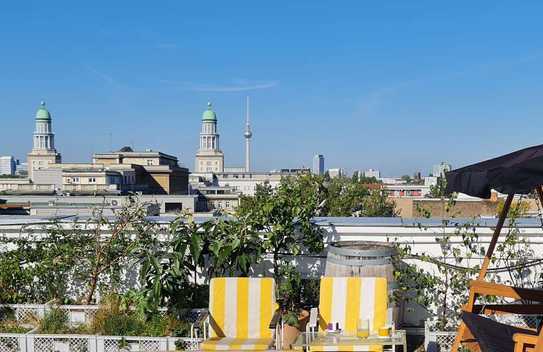 Ikonisches Penthouse mit spektakulärer Dachterrasse und Traumblick