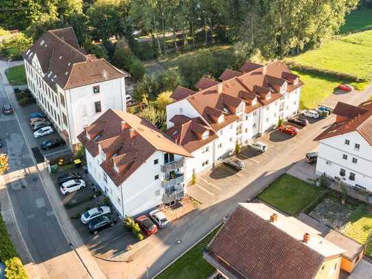 Helle 2-Zimmer Wohnung mit Terrasse und Gartenblick