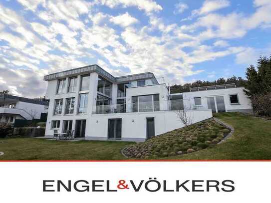 Imposante Architektenvilla mit Traum(Rhein)blick