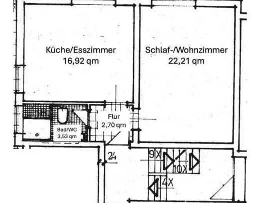 2 Zimmerwohnung in Handschuhsheim-Nord (Nichtraucher)