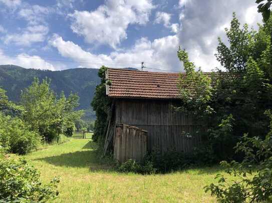 Baugrundstück für eine DHH in der wunderschönen Zugspitzregion