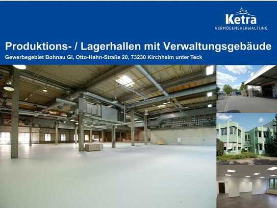 Produktions- und Lagerhalle mit Verwaltungsgebäude