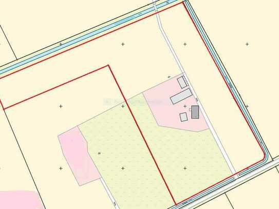 54681m² Grundstück mit einer 340 m² Halle, Remise und einem Ein- Zweifamilienhaus