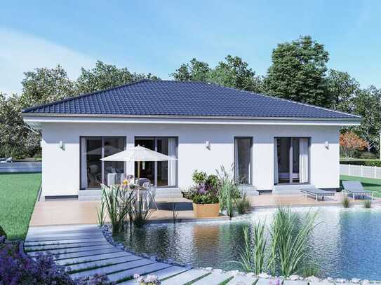 NEUBAU: Lichtdurchflutet, modern und offen: Bungalow an der ELBE