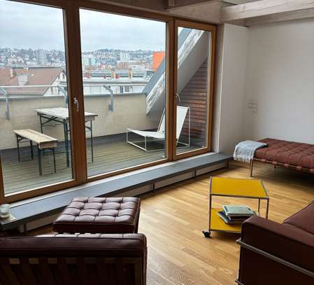 Möbilierte Maisonette im Zentrum Stuttgarts inklusive Nebenkosten