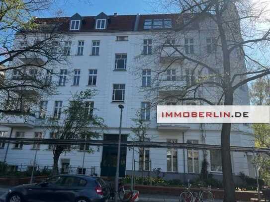 IMMOBERLIN.DE - Ruhig in Friedenau! Attraktive vermietete Stuck-Altbauwohnung