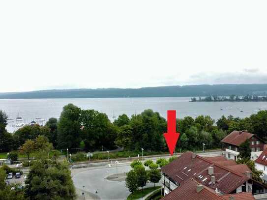 Seeblick - Rarität in Dießen am Ammersee - Wunderschöne Dachgeschosswohnung