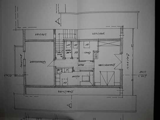 Geschmackvolle, vollständig renovierte 2-Zimmer-Dachgeschosswohnung mit EBK in Hofheim