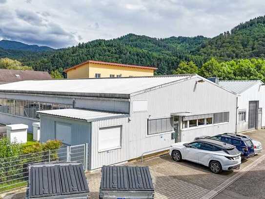 Der ideale Standort für Ihr Unternehmen! Praktische Produktions- und Lagerhalle in Waldkirch