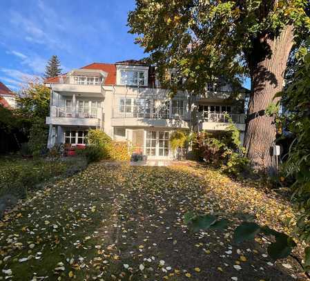 Exklusive Maisonette-Wohnung mit Garten in Dahlem zu vermieten (befristet bis Juni 2027)