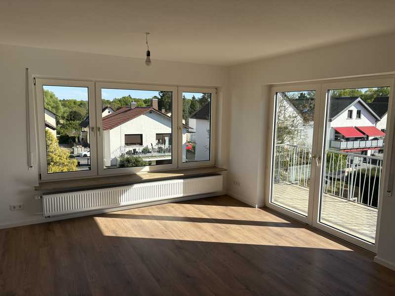                                                               Erstbezug nach Sanierung: sehr helle 3 Zimmer Wohnung mit sch&ouml;nem Ausblick                                                       in Bieber (Offenbach am Main)