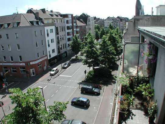 Wohnung mit Blick über das Agnesvietel