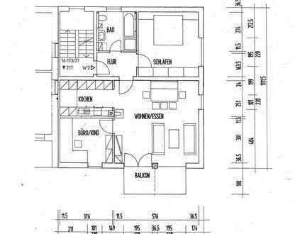 Freundliche 3-Zimmer-Erdgeschosswohnung mit geh. Innenausstattung mit Balkon und EBK in Eggenfelden