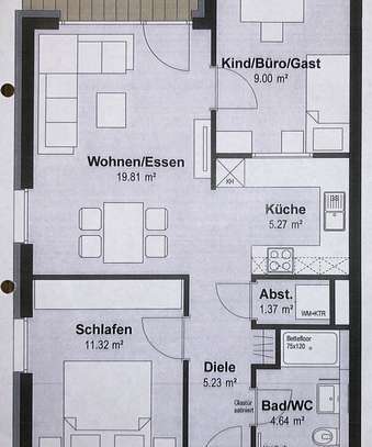 Lichtdurchflutete 3-Zimmer-Wohnung mit Terrasse, Garten und Einbauküche in Heilbronn-Böckingen