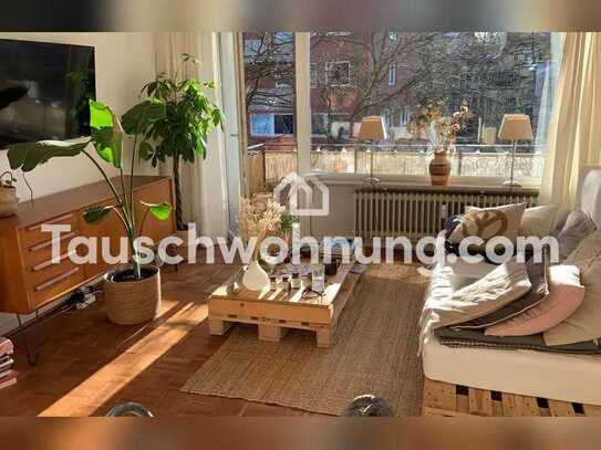 Tauschwohnung: Helle, ruhige Schanzenwohnung mit Süd Balkon und Fensterfront