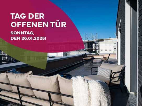 Großzügiges und luxuriöses Penthouse mit fünf Zimmern und einer großen Sonnenterrasse