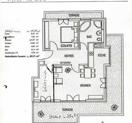 Sonnige Dachterassenwohnung