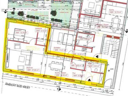 Neu renovierte, helle 2-Zimmer-Wohnung in Geiselbach