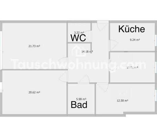 Tauschwohnung: Anfang Marienburg Erdgeschoss mit Garten