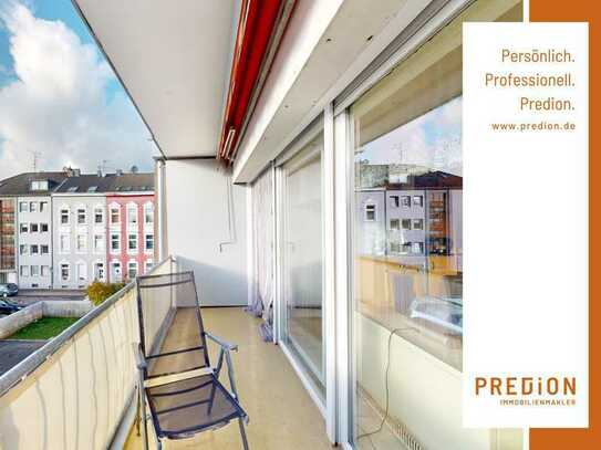 Ohne Käuferprovision: Vermietete 2-Zi-Wohnung mit Balkon und TG-Stellplatz in gepflegtem MFH