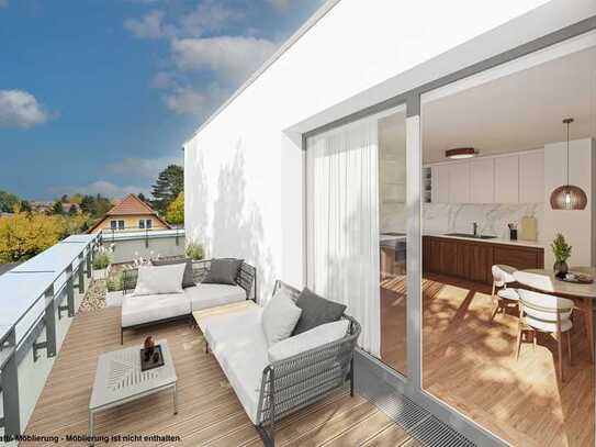 Traumhafte Maisonettewohnung mit Dachterrasse!