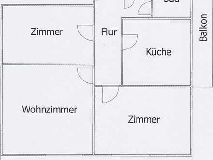 Helle 3-Zimmer-Wohnung in Weinheim West