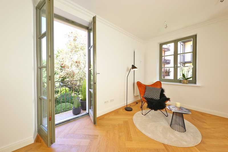 Gartenpalais-Wohnung "Gladiolo" - 2 Zimmer mit Balkon & Kamin - Fitness & Sauna