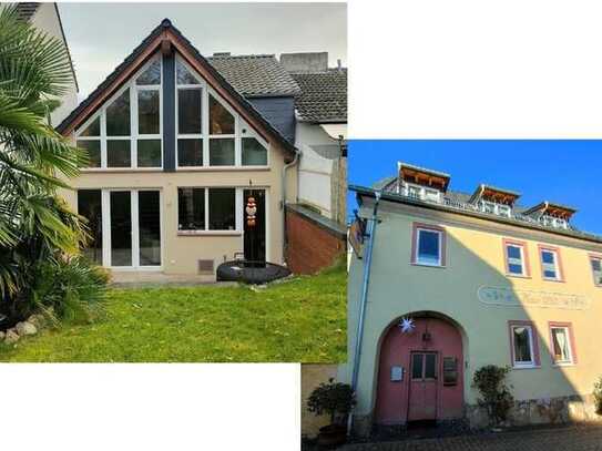 Historisches Flair trifft moderne Architektur! Zwei hochwertige Häuser mit Garten im Herzen Wallufs