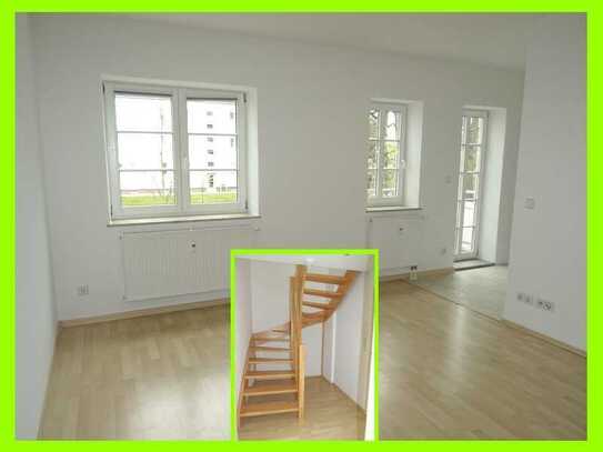Gemütliche Wohnung auf 2 Etagen, mit Balkon und Fensterbad