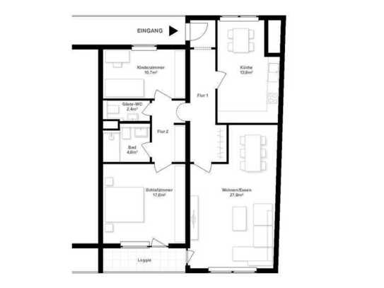 Erstbezug nach Kernsanierung!Gut geschnittene Wohnung mit Stellplatz im Zentrum-Frankenthal(Pfalz)