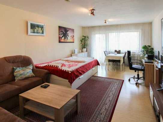 Sehr gepflegtes 1-Zimmer-Apartment mit Balkon und gutem Grundriss in Neu-Ulm-Ludwigsfeld