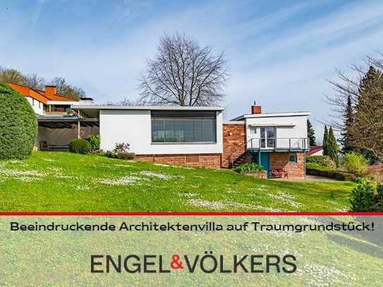 **NEUER PREIS**Beste Lage mit Aussicht: Beeindruckende Architektenvilla auf Traumgrundstück!