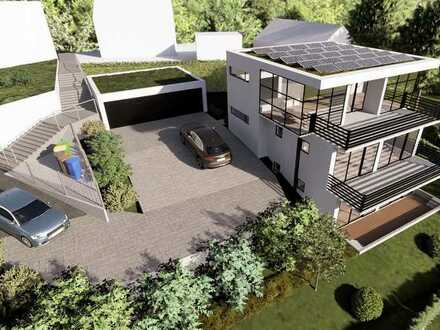 Baugrundstück in Überlingen mit Seesicht, ohne Bauverpflichtung mit projektiertem Einfamilienhaus