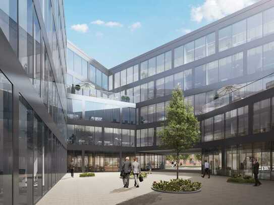 Neubau Erstbezug: Büroflächen im Cologneo Campus, ein Arbeitsumfeld in besonderer Wohlfühlatmosphäre