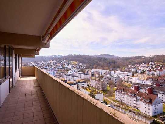 „Leben hoch oben: 107 m² Wohnung im 13. Stock mit unverbaubarer Aussicht“