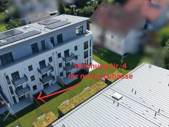 EXKLUSIVANGEBOT: Barrierefrei - Nachhaltig - Neubau: 2-Zi.-Wohnung mit ca. 92 m², Garten + Terasse