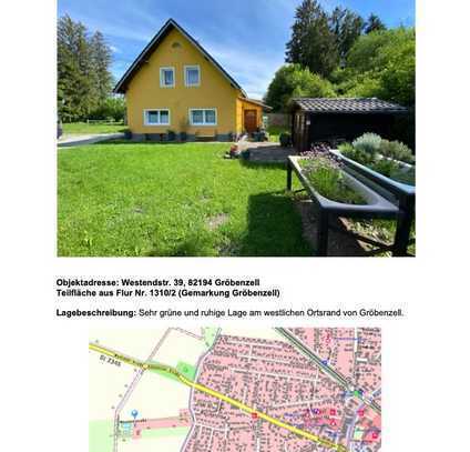 2.233qm grüne Oase mit kernsaniertem Haus (192qm Wfl.) in der Gartenstadt Gröbenzell