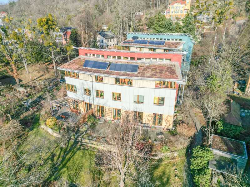 Einmalige Gelegenheit: 5-Raum-Maisonettewohnung mit Garten im Passivhaus am Elbhang