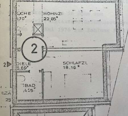 Stilvolle 2-Raum-Hochparterre-Wohnung, möbliert, direkt am Flaucher